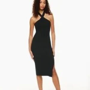NAVY BLUE Wilfred Cayenne Halter Dress